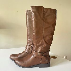NEW Style & Co brown riding boots size 10